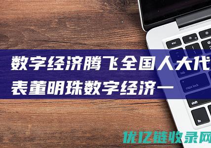 数字经济腾飞全国人大代表董明珠数字经济一