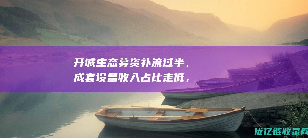 开诚生态募资补流过半，成套设备收入占比走低，