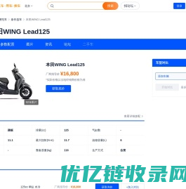 【本田WING Lead125】本田WING Lead125报价_本田WING Lead125图片_汽车之家